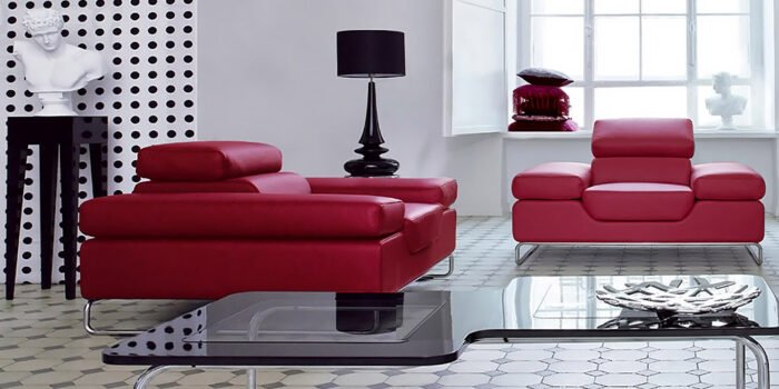 Barmen Leather Sofa - Image 3