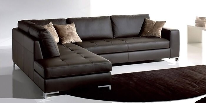 Simona Leather Sofa - Image 2