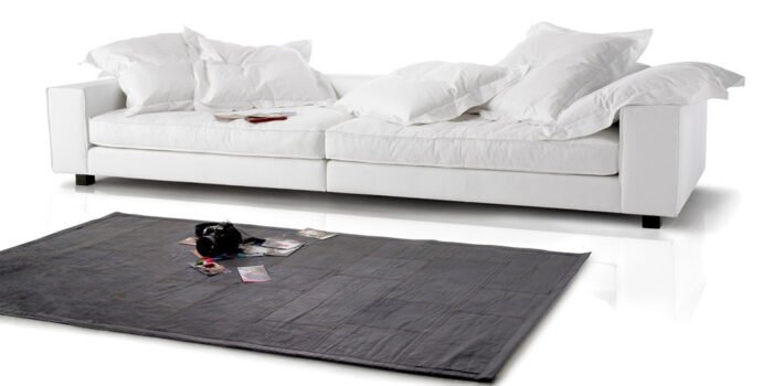 Back to Black Leather Sofa - Image 3