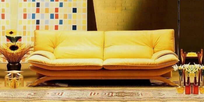 Manhattan Leather Sofa - Image 4