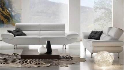Gabbiano Leather Sofa