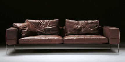 Houston Leather Sofa