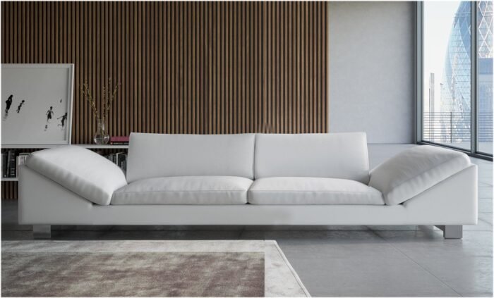 Penelope Leather Sofa - Image 2