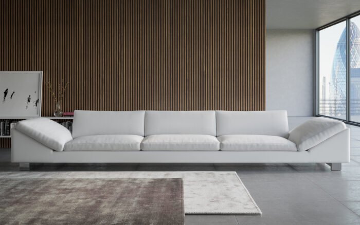 Penelope Leather Sofa - Image 3