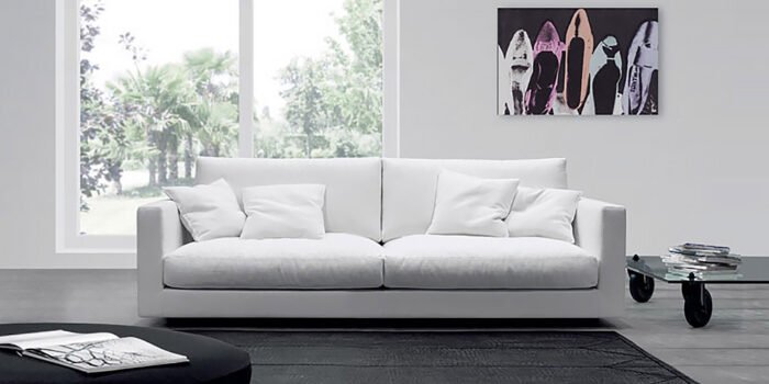 Domenica Leather Sofa - Image 2