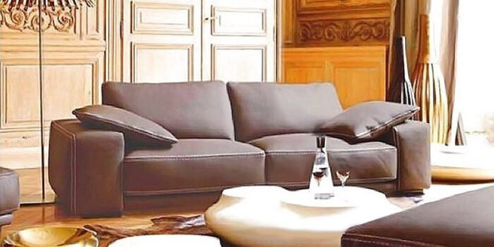 Nicola Leather Sofa - Image 2
