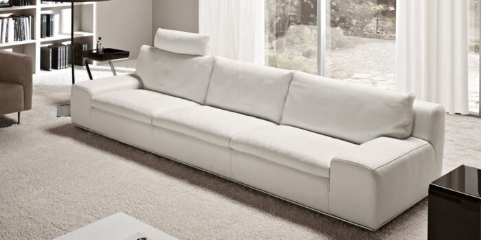 Home Leather Sofa - Image 2