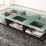 Table with tempered glass