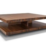 Wooden coffee table