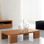 Table in beech wood and fir