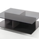 Glass living room table