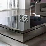 Mirror living room table